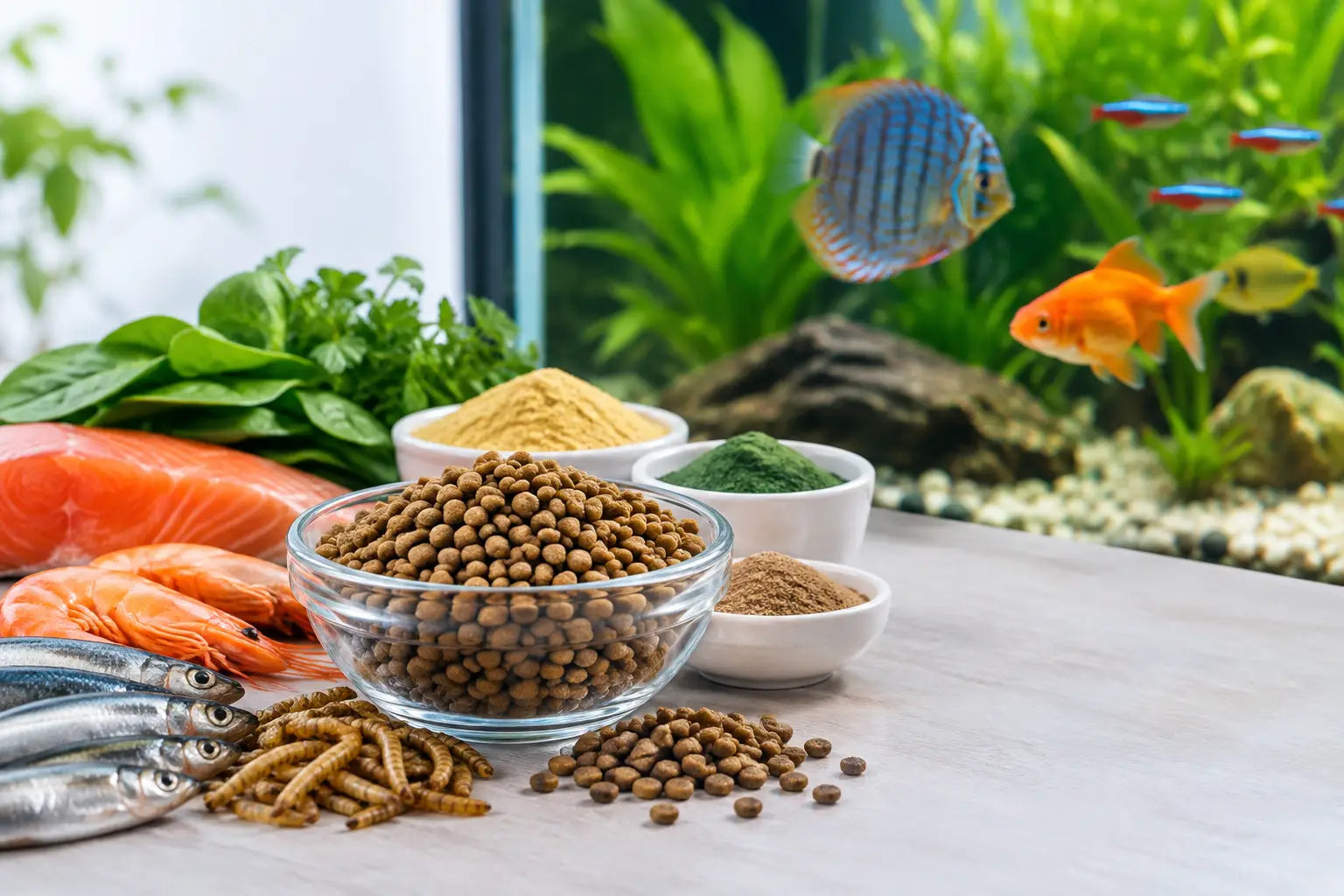 Fish Food Formulation for Healthier Aquarium Fish