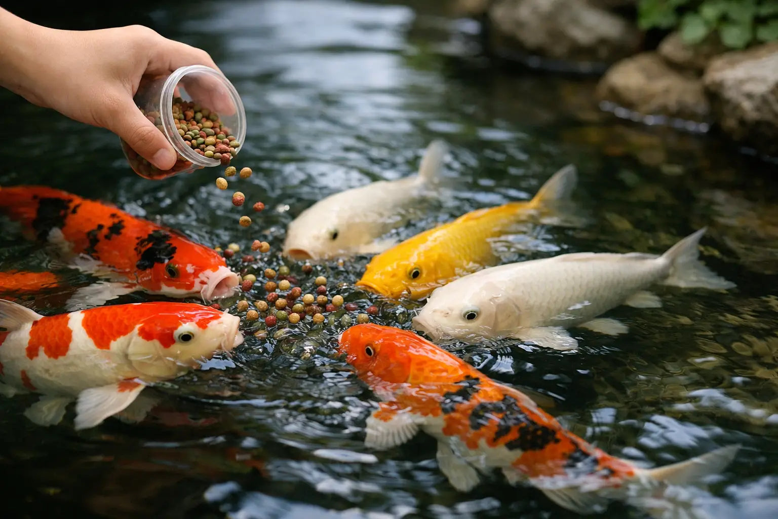 How to Improve Koi Color Without Stressing Fish