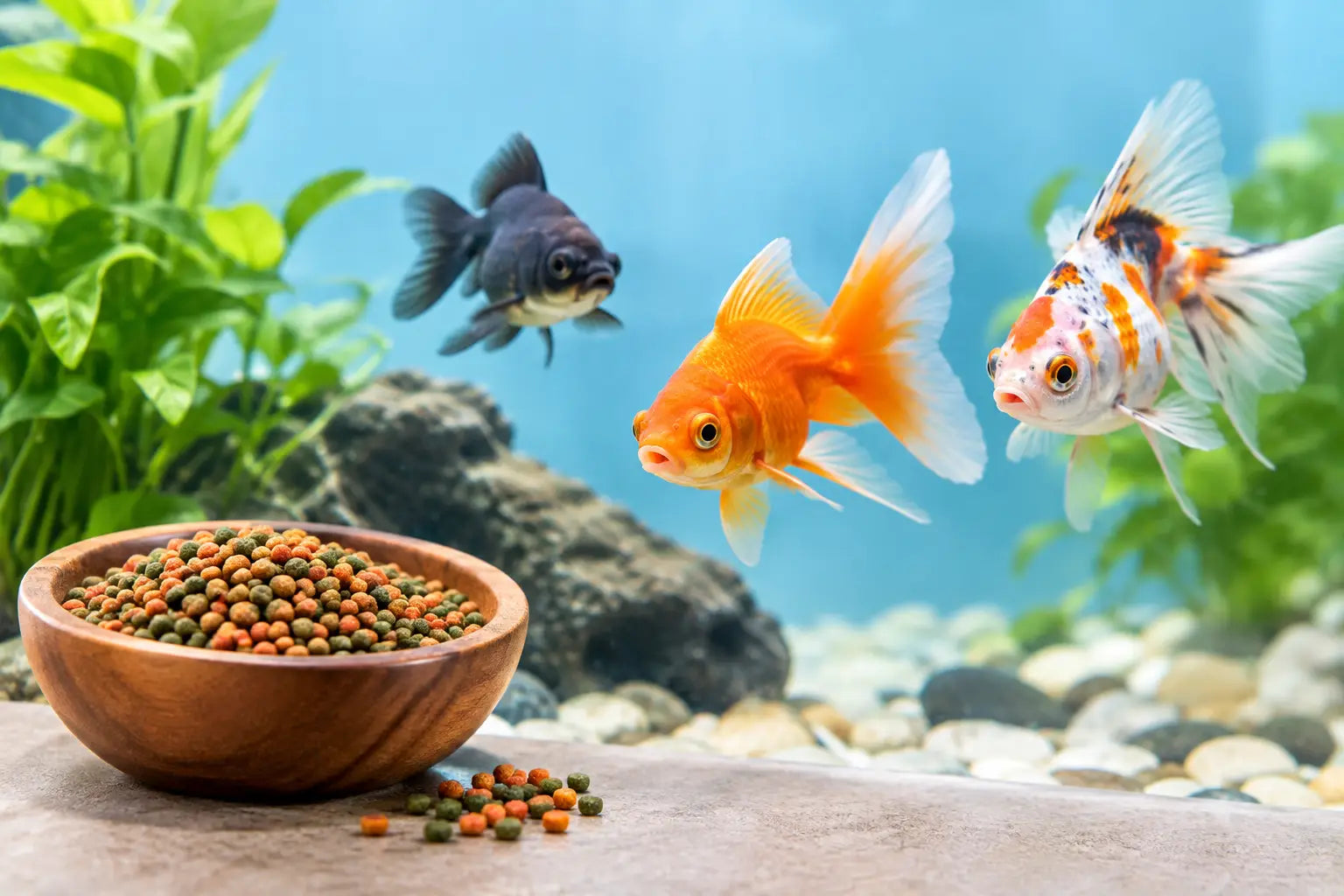 Ornamental Fish Food That Supports Clearer Water