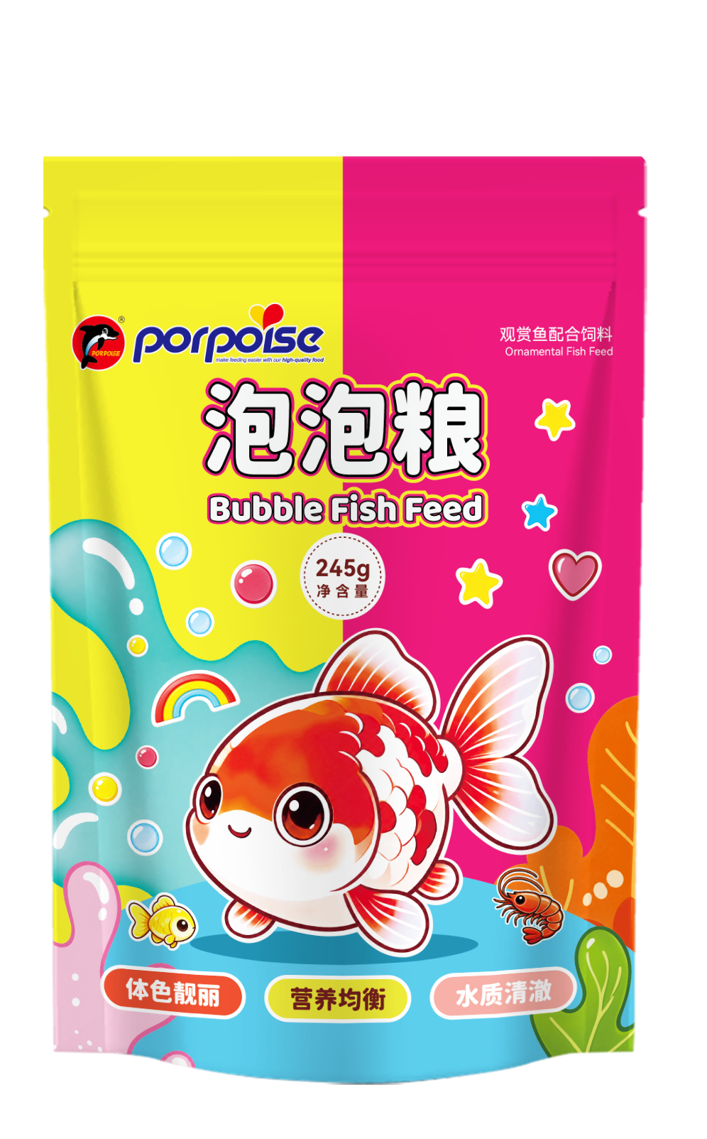 Porpoise Bubble Fish Feed 245g